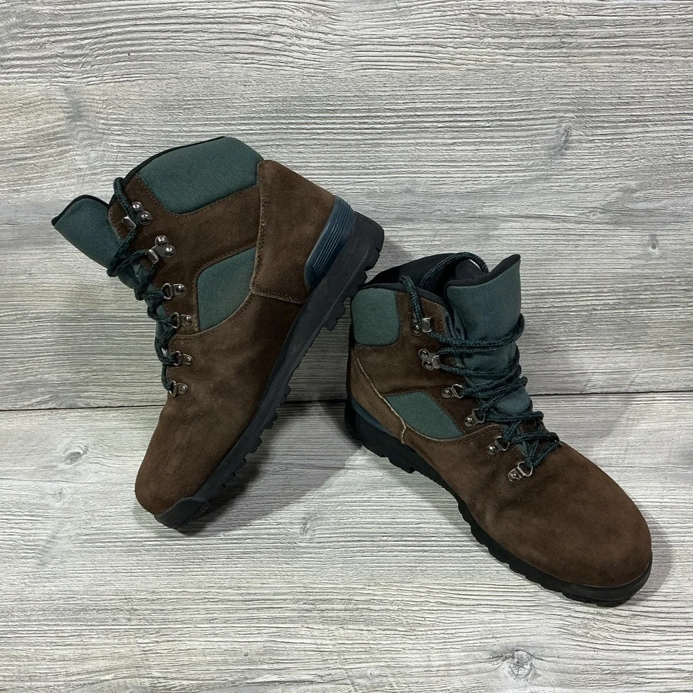 VTG 12/94 Merrell Nova GTX II Hiking Boots US 10 Men's Brown Green Outdoor Boot